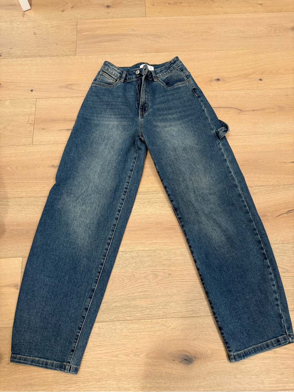 Wide Leg Carpenter Jeans - Blue Denim eur 38 VS Miss like new